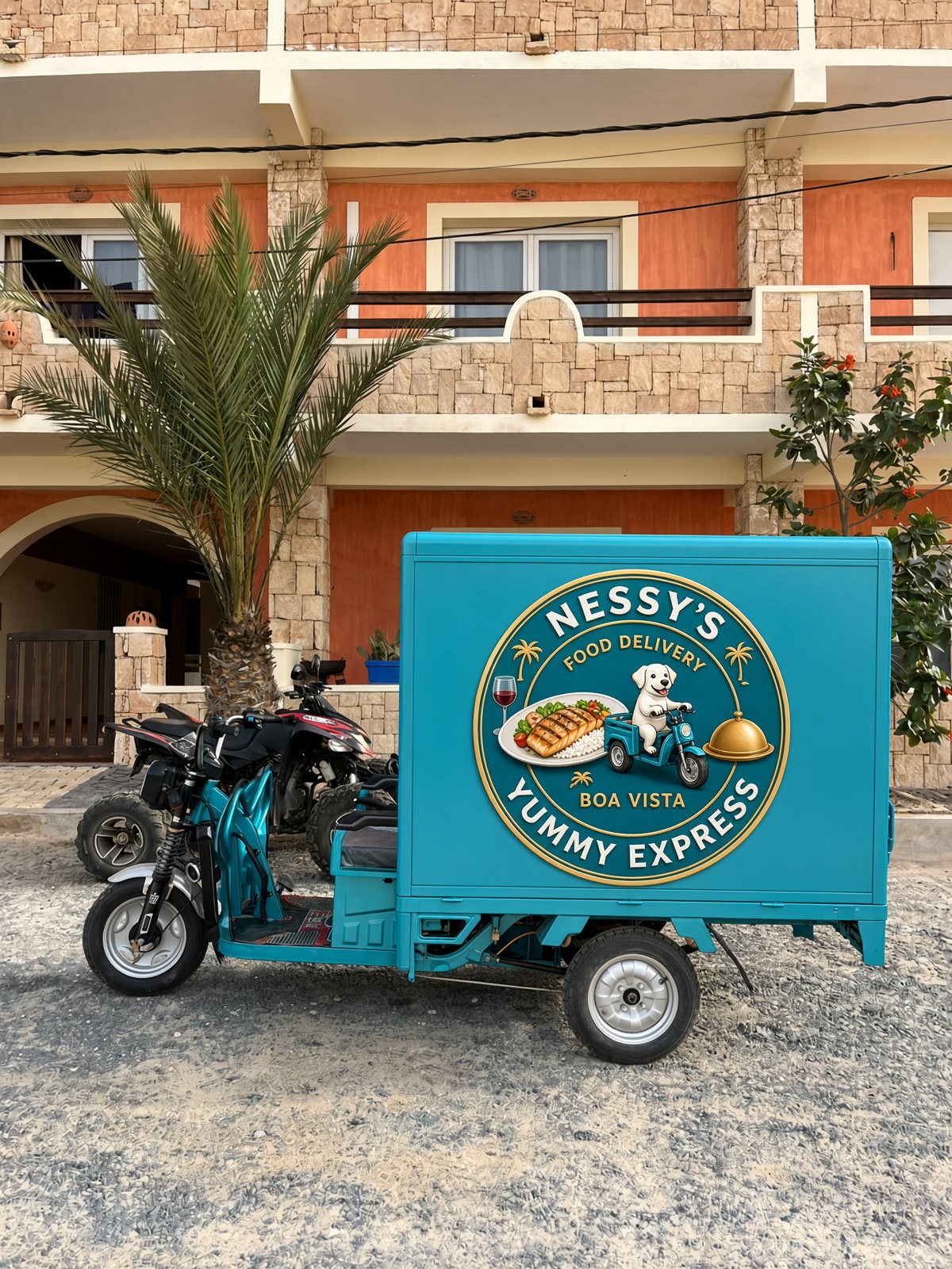 Das echte TukTuk von Nessy's Yummy Express in Boa Vista